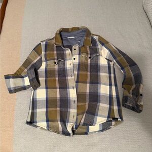 Outerknown Multicolor Plaid Button Down Shirt